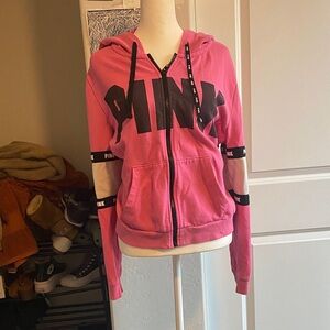 PINK Victoria's Secret Pink Zip-Up Hoodie